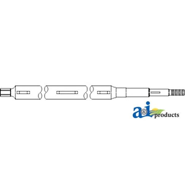 Aftermarket H203039 Shaft, Feeder House, Upper Fits John Deere 9560STS Combine A-H203039-AI - main